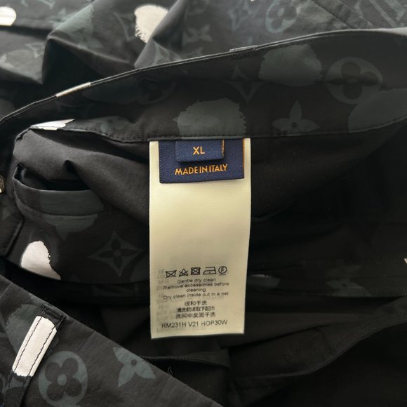 LV x YK Monogram Painted Dots Cargo Pants - Picture 7 of 8